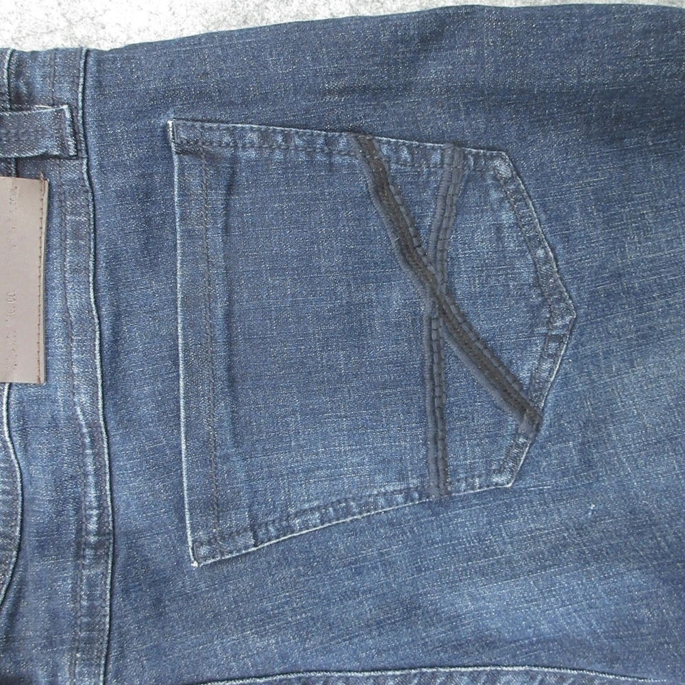 TK Axel Jeans Mens 38x31 Blue Slim Boot Dark Wash Denim Stretch Modern Fit - Picture 13 of 16